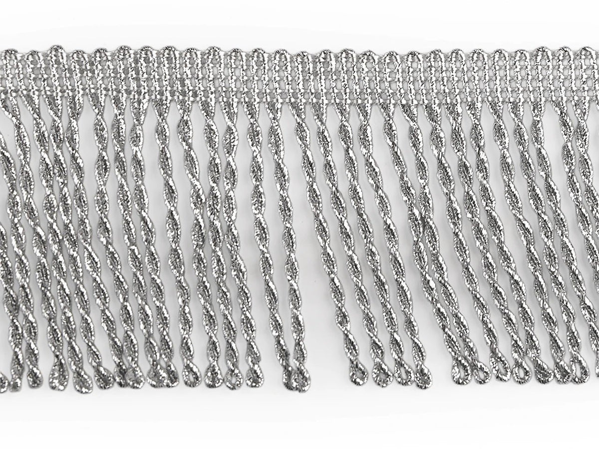 Image with lurex fringe, 80 mm – available online at Charlotte Fabrics
