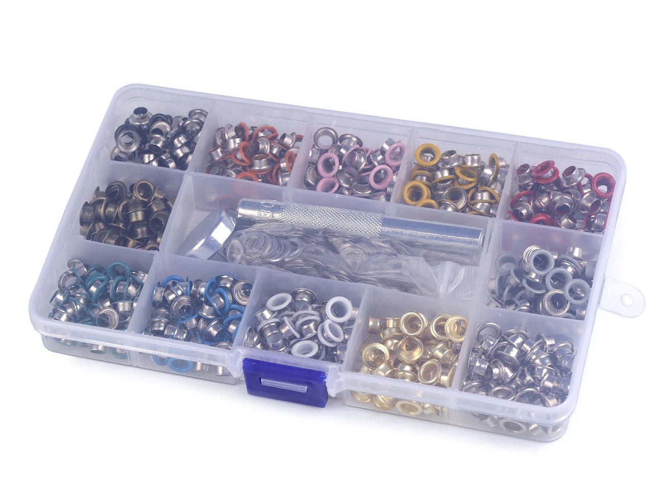 Image with Luvers, ring set with tool Ø5 / Ø8 mm – available at Šarlotes audumi