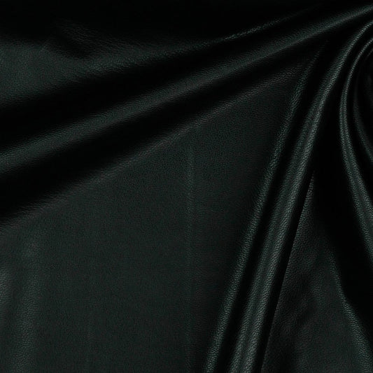 Kunstleder mit Elasthan - schwarz 260 g/m²