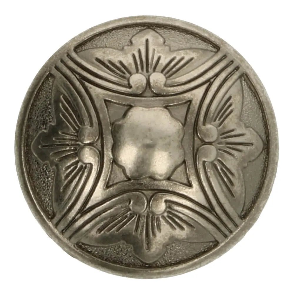 Boutons à queue en métal 20 mm - métal antique