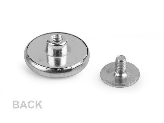 Attēls ar Metāla skrūvējamā džinsu poga Ø17 mm – pieejams Šarlotes audumi