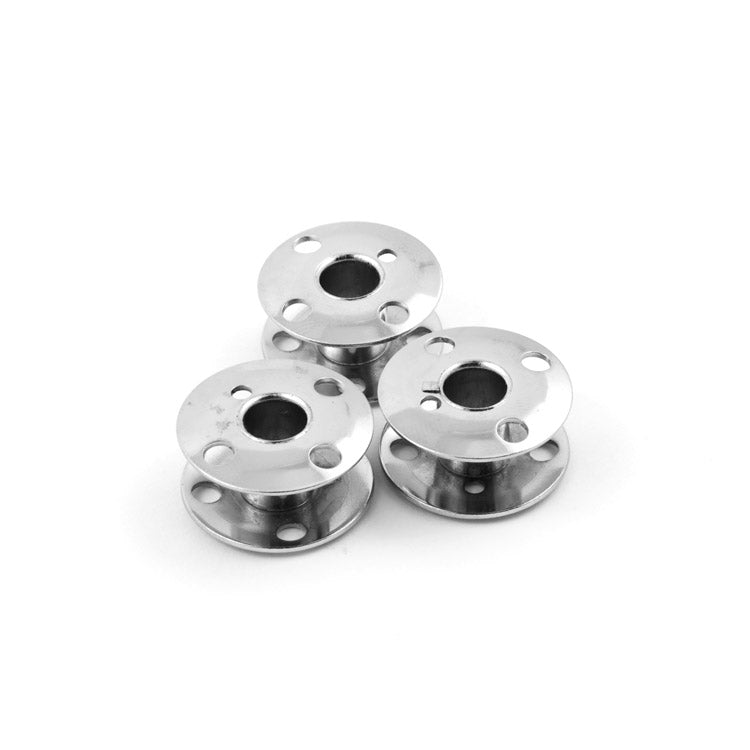Canette métallique pour machines à coudre domestiques Ø 20,4 mm - lot de 3 pièces