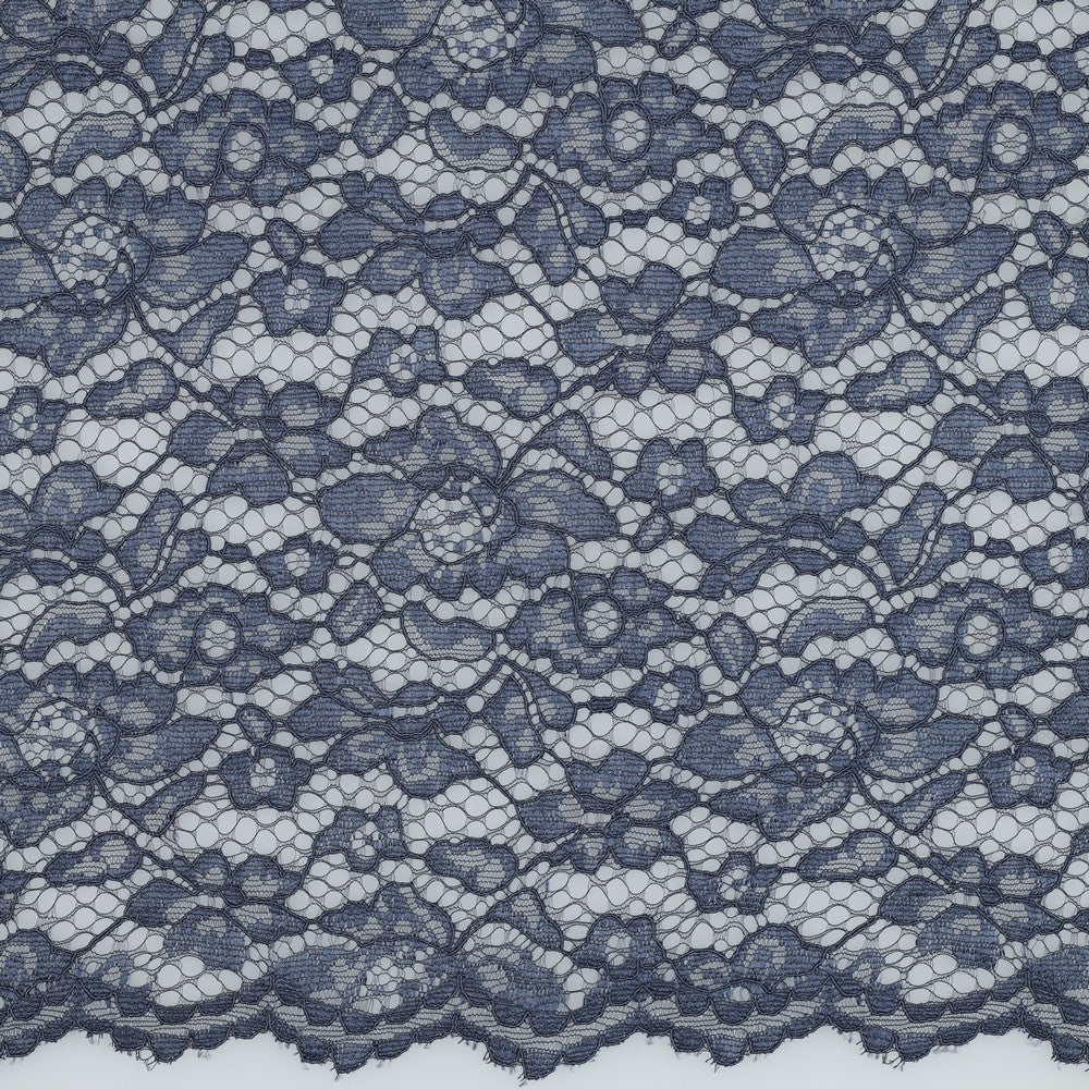Image de tissu en dentelle - bleu denim 130 g/m² – disponible chez Šarlotes audumi