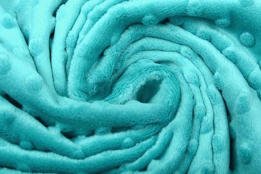 Minky-Fleece - aqua 260 g/m²