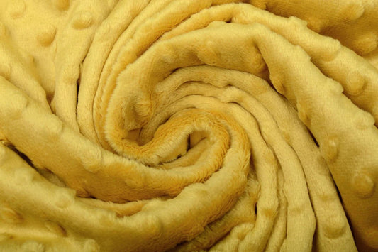 Minky fleece - mustard 260 g/m²