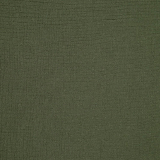 Musselin in Khaki-Grün 125 g/m²