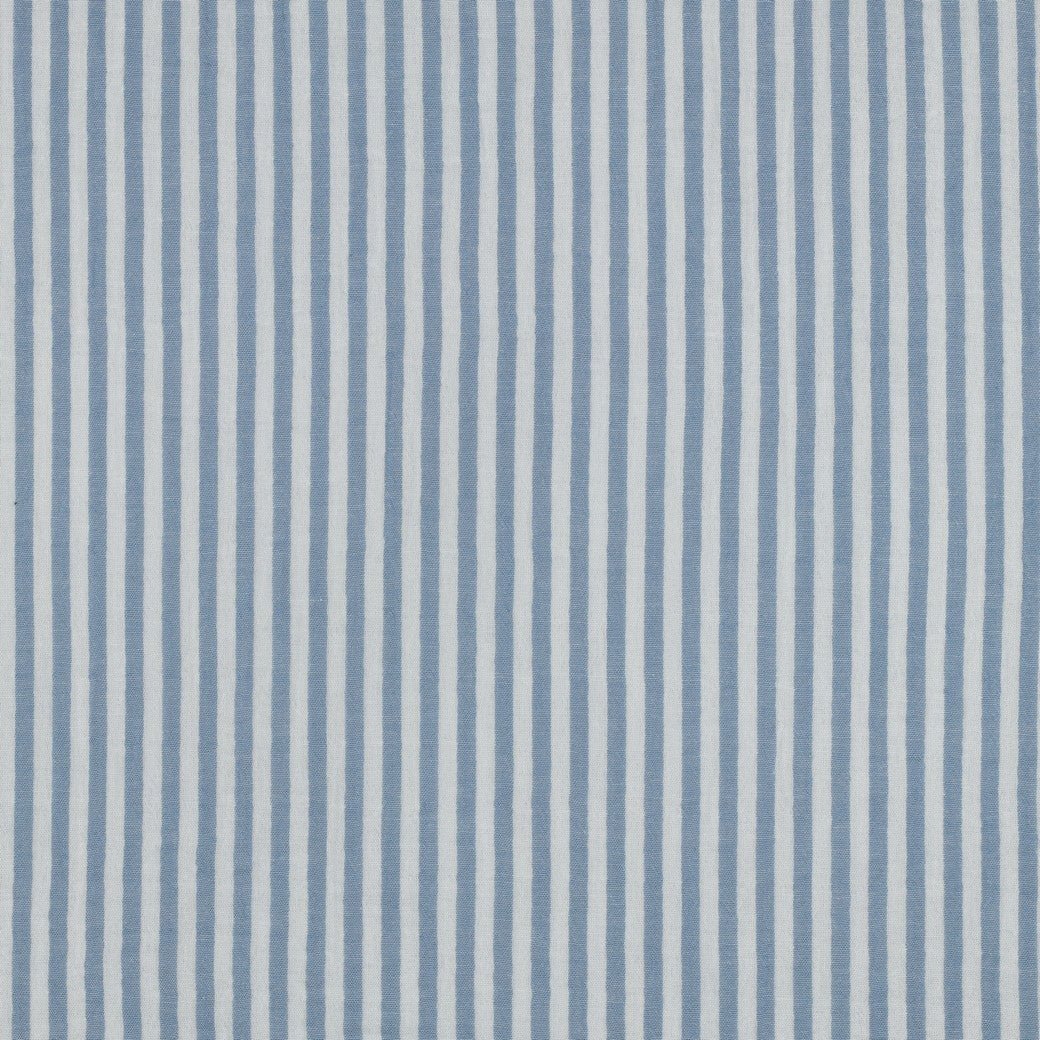 Mousseline - lignes bleues 120 g/m² – disponible chez Šarlotes audumi
