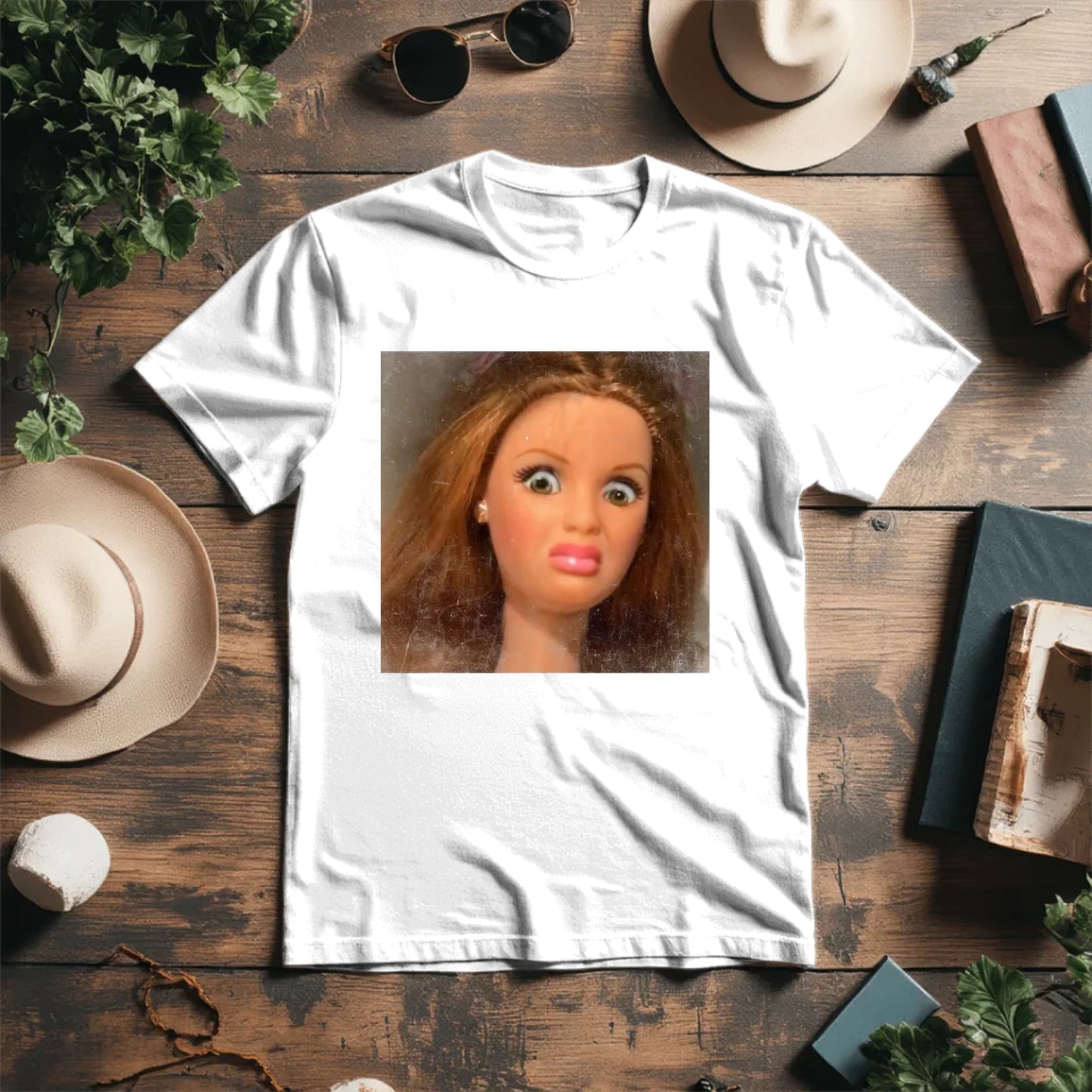 Image du t-shirt vintage en coton biologique « Seriously ? » – disponible chez Charlotte Fabrics