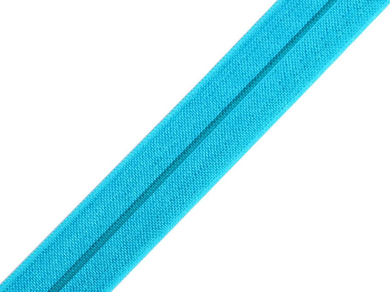 Attēls ar Pārlocītā gumija 1,8 cm azūra zila – pieejams Šarlotes audumi