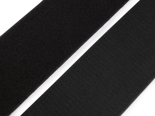 Image avec bande auto-adhésive Velcro 10 cm - noire – disponible chez Šarlotes audumi