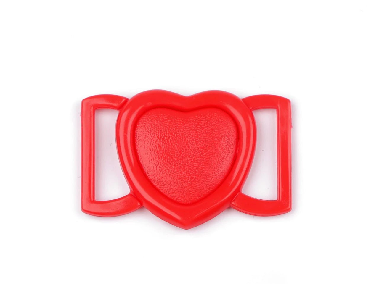 Fermeture plastique - clip 20 mm - rouge (lot de 2)