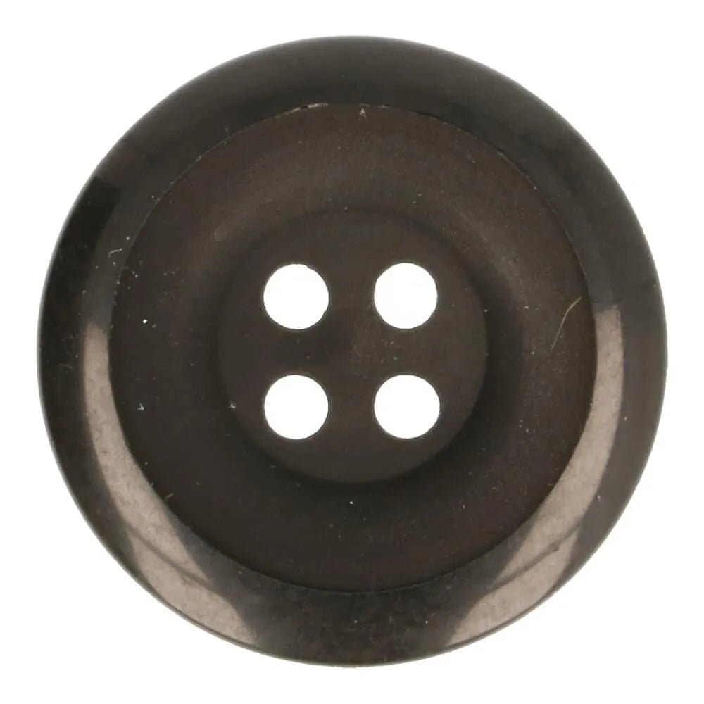 Plastmasas pogas 17.5 mm - melnas