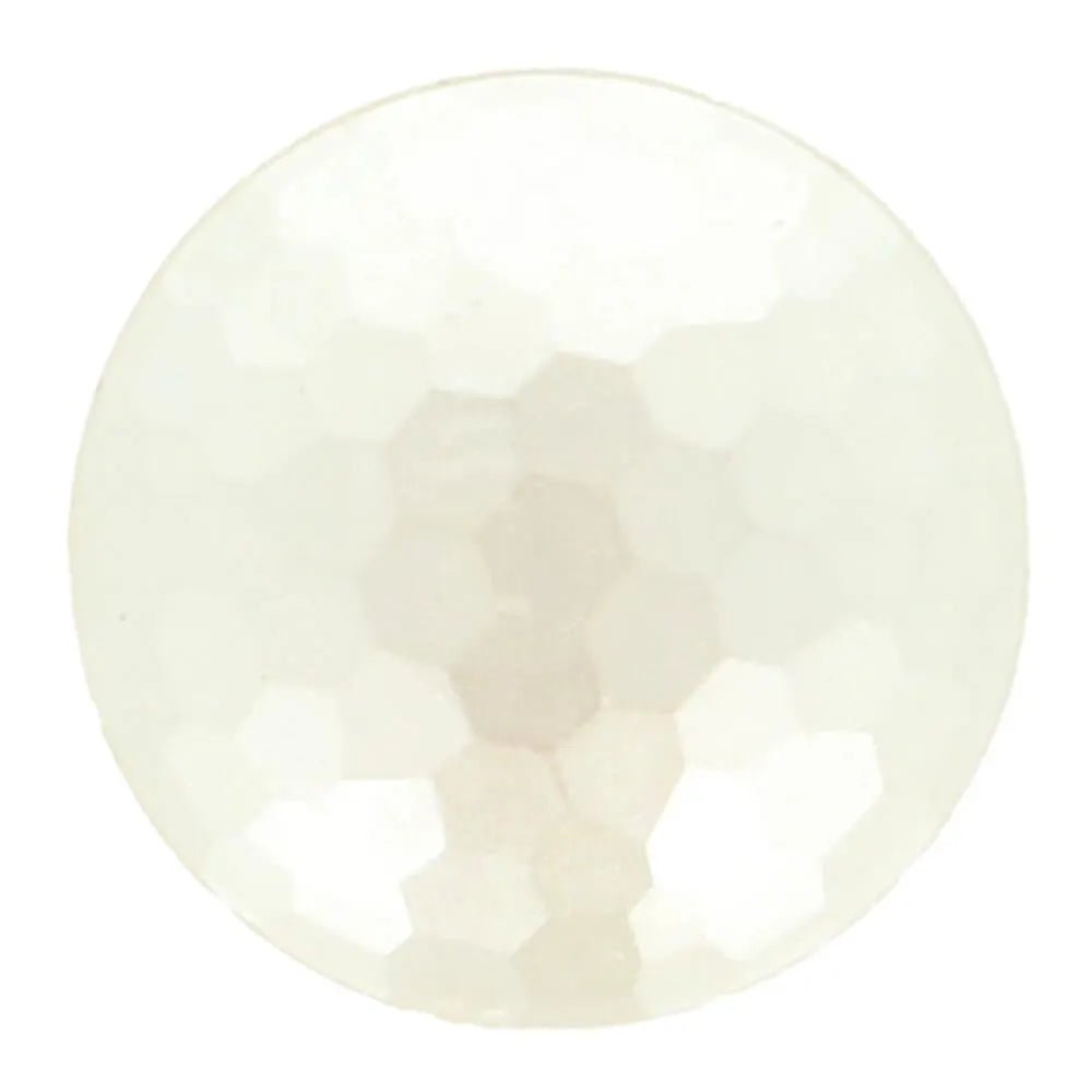 Silver diamond button 15 mm