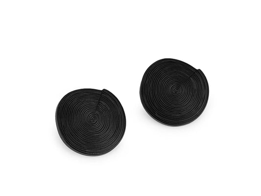 Shank buttons 30 mm - black
