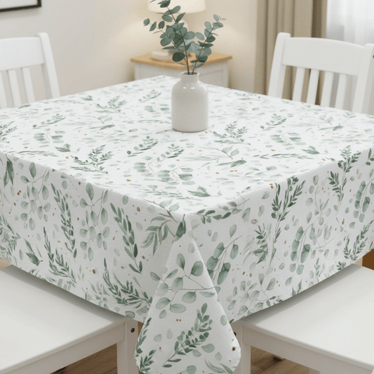 Attēls ar Premium 100% kokvilnas audums - eikalipta lapas 115 g/m² – pieejams Šarlotes audumi