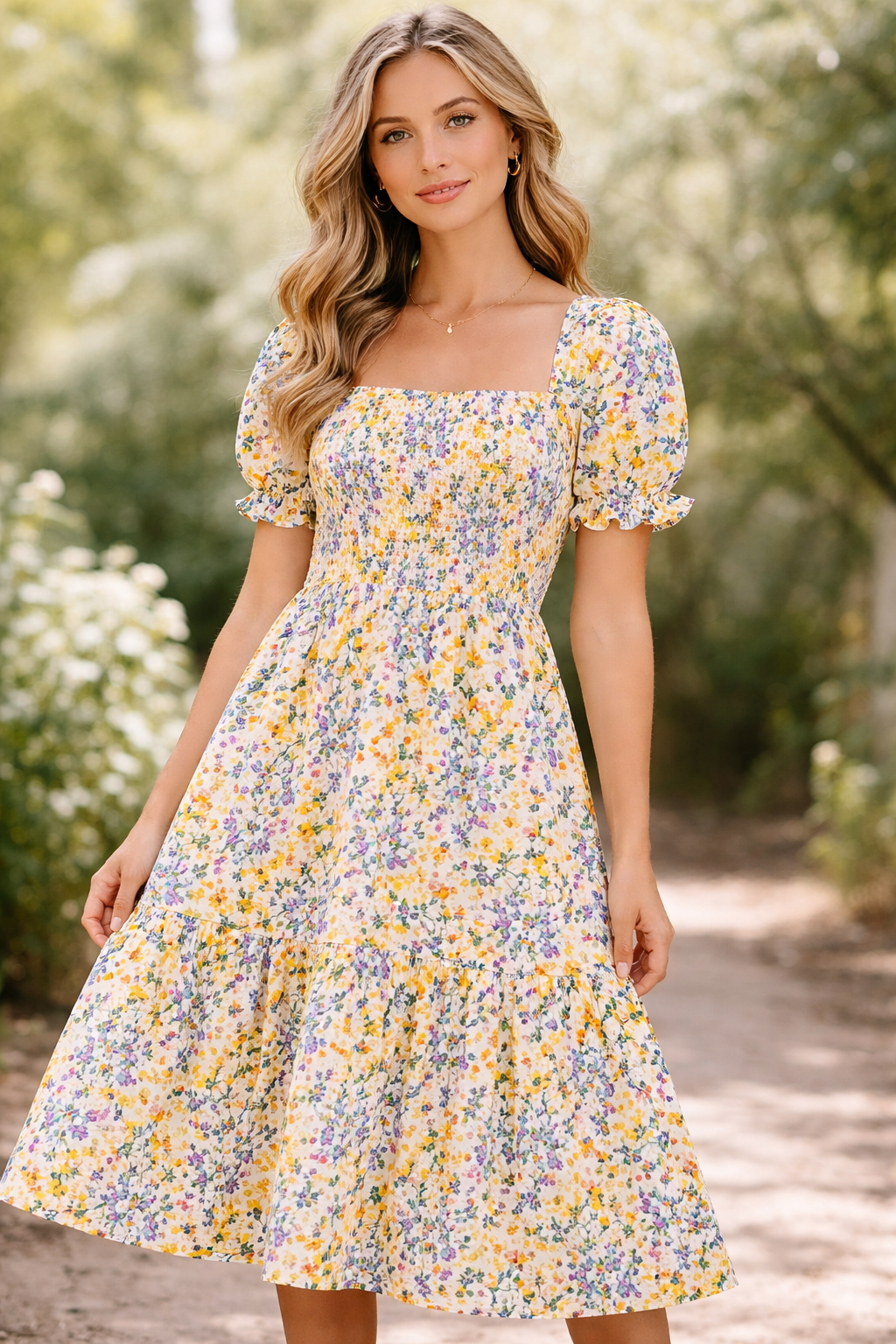 alt
Image with Premium 100% cotton fabric - delicate flower meadow 115 g/m² – available at Šarlotes audumi