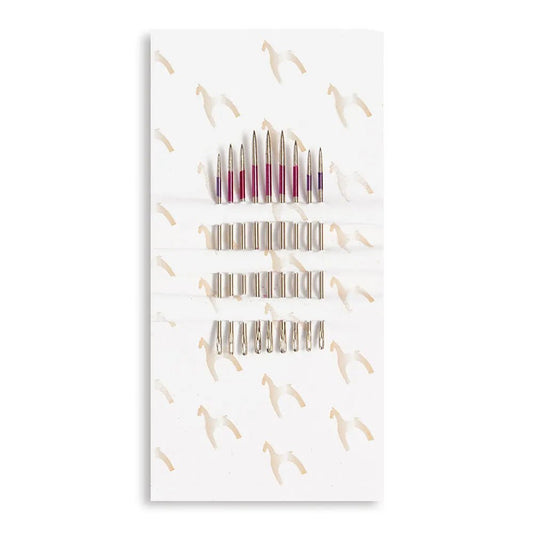 Image avec aiguilles à quilting Between n° 5–6–7 Pony – disponible chez Šarlotes audumi