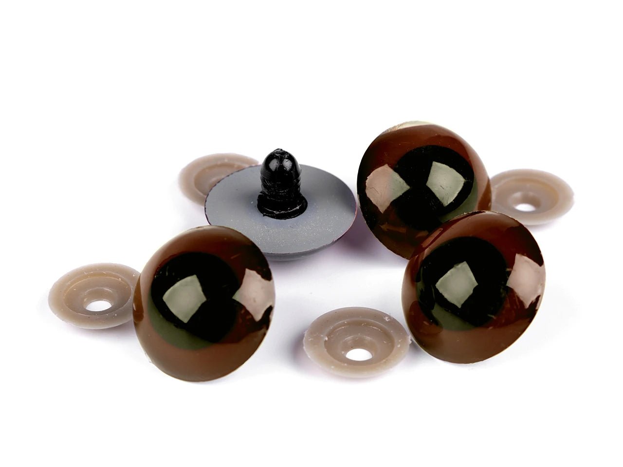 Toy eyes Ø30 mm-green (2 pairs in pack)