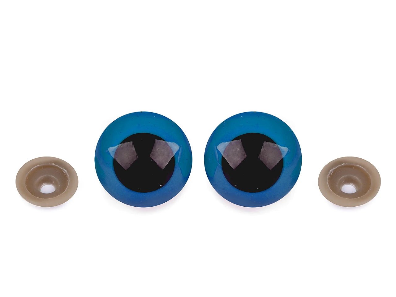 Toy eyes Ø30 mm blue (2 pairs per pack)