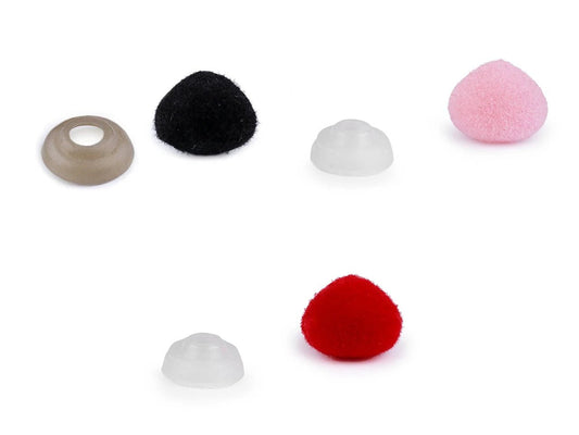 Nez pour jouet 10x12 mm-noir (lot de 5 pièces)