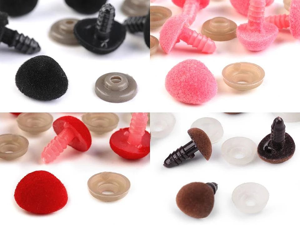 Toy nose 11x14 mm-brown (10 pcs per pack)