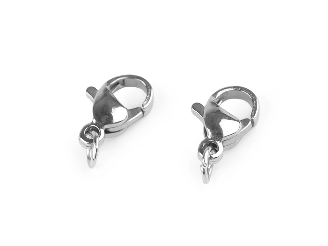 Rotaslietu karabīne ar nerūsējošā tērauda riņķi | 7×10 mm vai 7×12 mm| 2 gb.