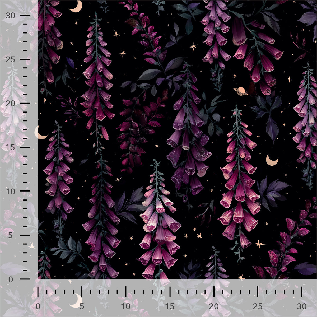 Purple Foxglove Cotton Loopback Knit