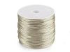 Image with satin cord Ø1 mm (30 m roll)|various shades – available at Šarlotes audumi