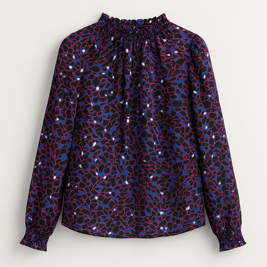 Chiffon - motif abstrait | 150 cm | 65 g/m²