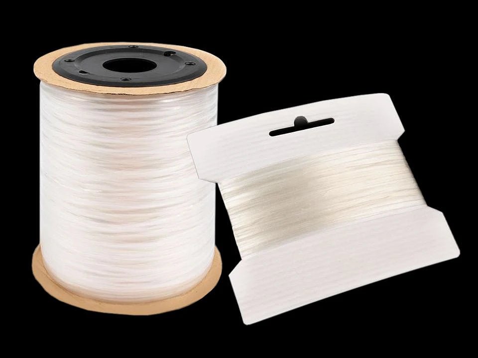 Ruban élastique transparent en silicone 4 mm - lot de 20 m