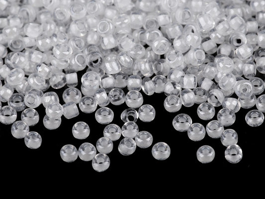 Perles de rocaille en verre 8/0 | 3 mm 50 g | couleurs assorties