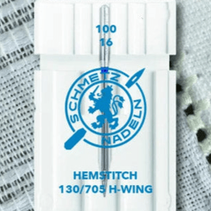 Aiguilles pour machine à coudre SCHMETZ HEMSTITCH NEEDLES pour points ajourés - N°100 (1 pièce)