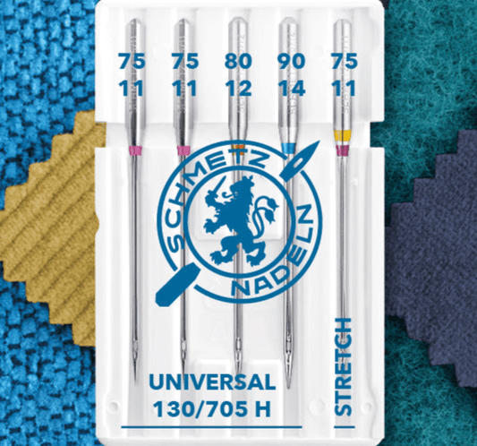 Šujmašīnu adatu komplekts SCHMETZ COMBI 5 UNIVERSAL/STRETCH (5gab.)