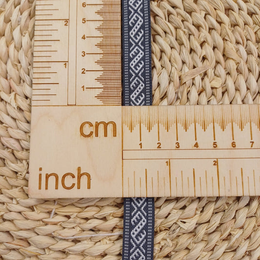 Tautisches Band, Gürtel 15 mm-grau-LV