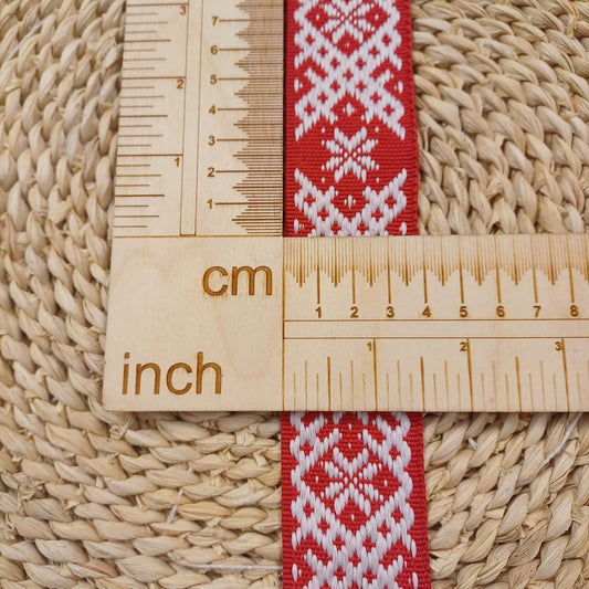 Trachtband, 40mm-rot-LV