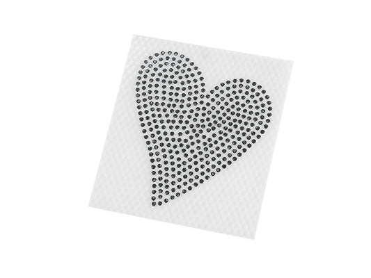 Image of Thermo applique “Heart”, 3 × 3.5 cm – available online at Šarlotes audumi