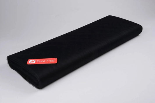 Image with stiff black tulle – available online, Šarlotes audumi