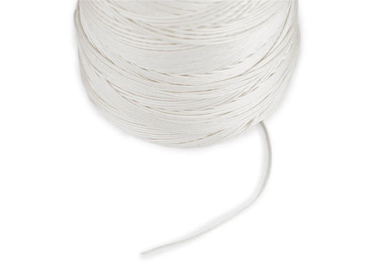 Image of 1.2 mm waxed cotton thread for leatherwork and bag making, available online at Charlotte Fabrics