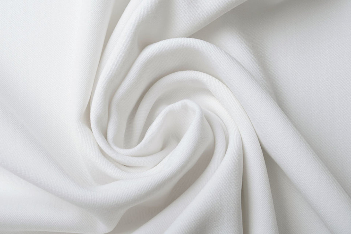 Viscose suit fabric with elastane - white 275 g/m²
