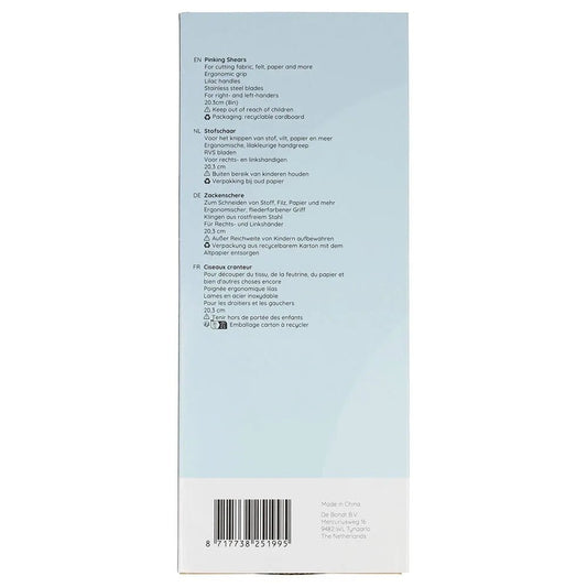 Image of Crafties zigzag scissors 20.3 cm – available at Šarlotes audumi
