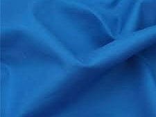 100% cotton fabric, cornflower blue 220cm 146 g/m²