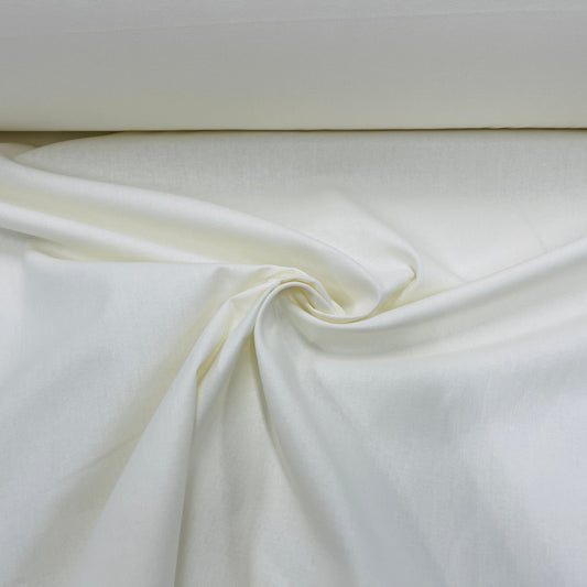 100% Cotton Fabric-Vanilla 220cm 146 g/m²