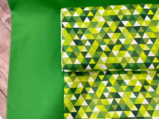 100% cotton fabric - grass green 220cm 146 g/m²
