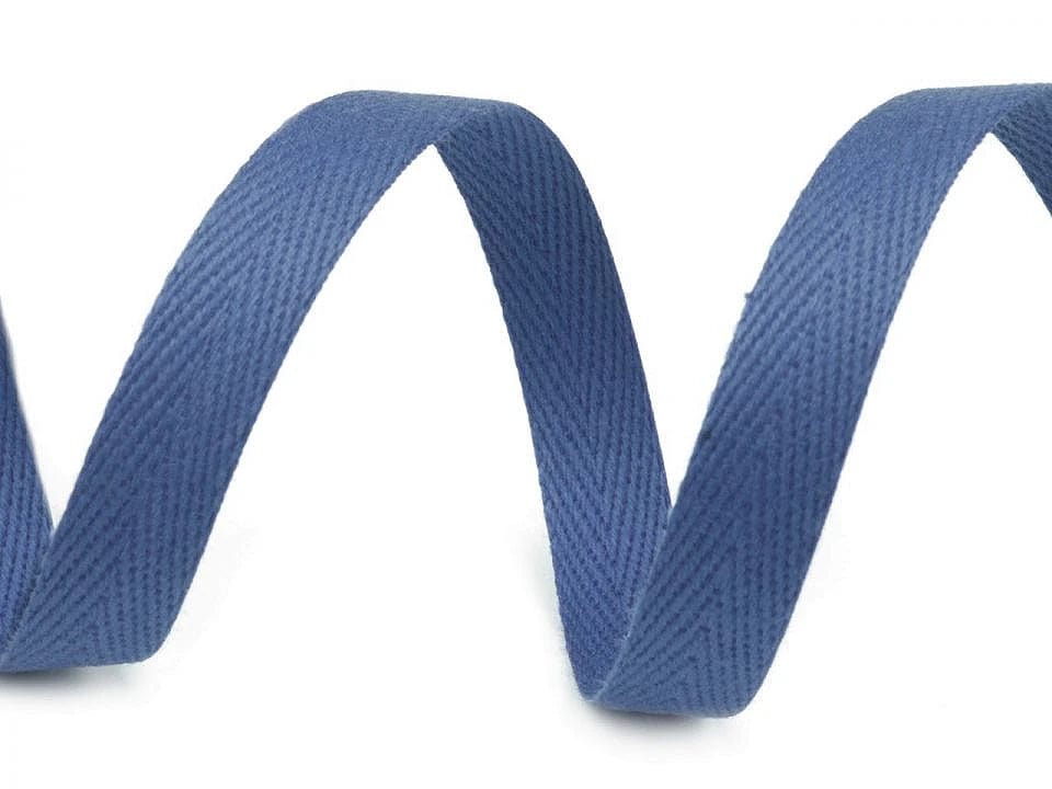 100% Baumwollband 10 mm-blau