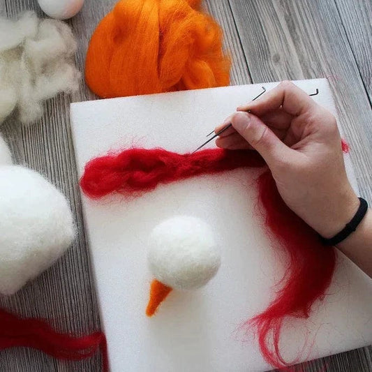 100% MERINO wool for felting (roving)-red 20g #10