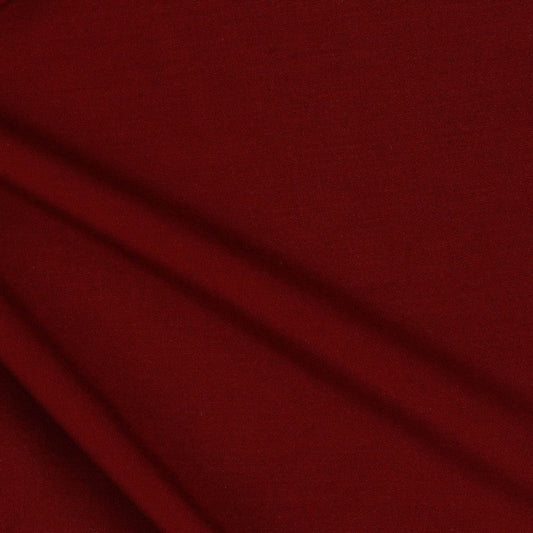 100% Viskose-Stoff - karminrot 110 g/m²