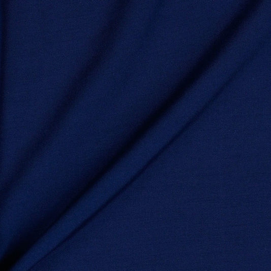 100% Viscose fabric - dark blue 110 g/m²