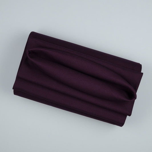 Stoff-Abschlusskante | Manschette-Aubergine 270 g/m²