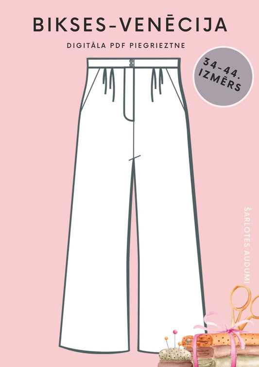 alt
Digital sewing pattern - Venezia pants
