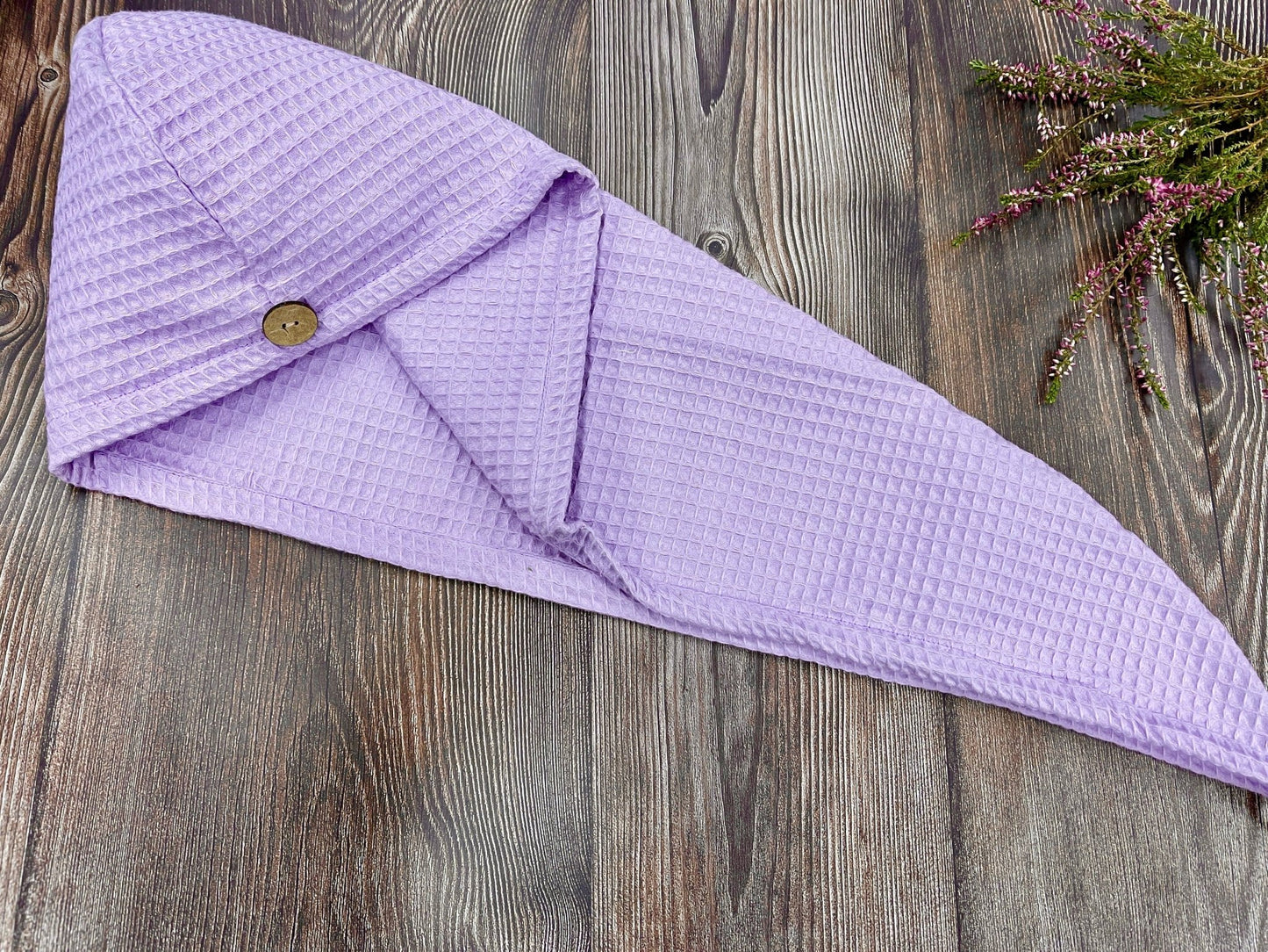 Turban-serviette pour cheveux à imprimé numérique
